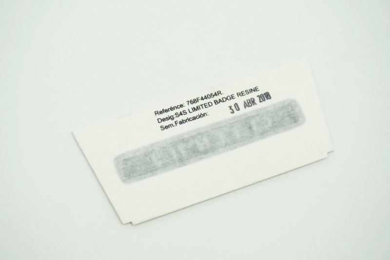 Pièce d'origine Emblème Logo Limited pour Renault , 768F44054R