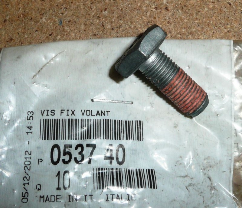 Boulon de volant bimasse Peugeot Société Anonyme, 0537.40, 053740