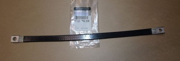 Câble de masse d'origine 410mm 10mm 8mm pour renault tous, 7700283236, 2408700Q0A