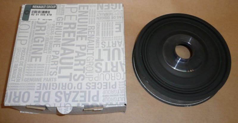 Original  Poulie de vilebrequin Renault Megane III 2.0T , 8201059878