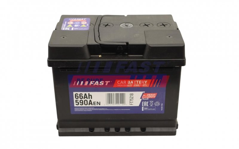 BATTERIE - 66AH 590A 242X175X190 P+