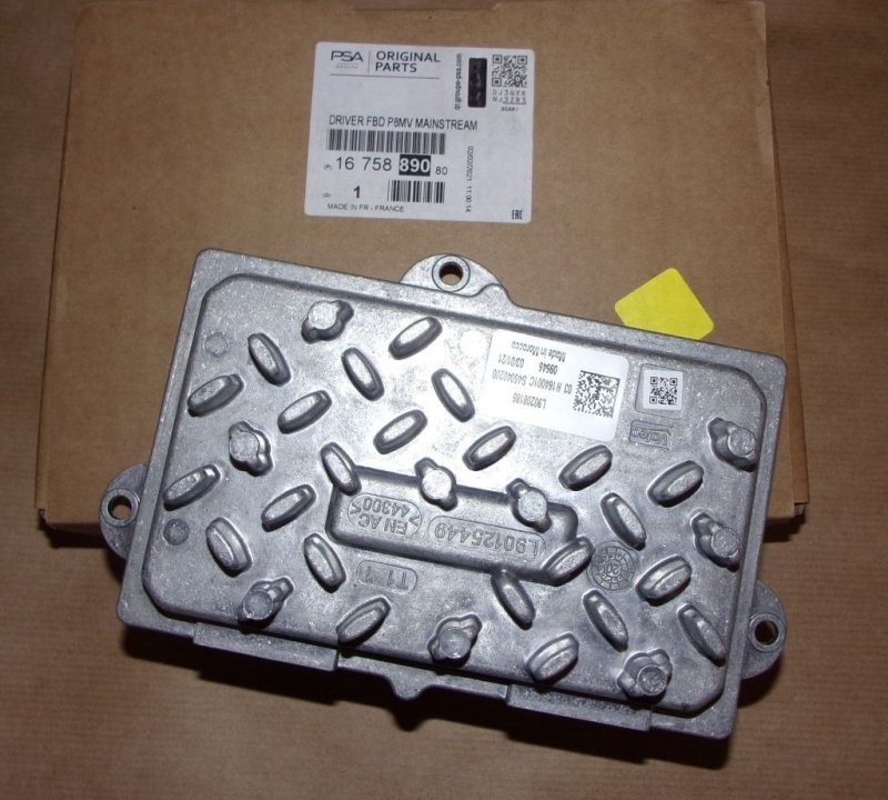 Original  Module de phare Peugeot 3008 II, Peugeot 5008 II ,  1675889080