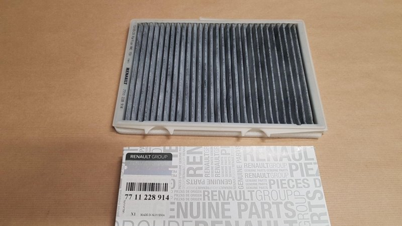Original  Filtre d'habitacle Renault Megane avec climatisation. , 7711228914