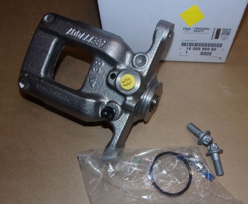 ÉTRIER de frein Citroën C4 2, Peugeot 208 ARRIÈRE DROIT Citroën BERLINGO 3, Citroën C4 PICASSO/SPACETOURER, Peugeot 2008, 3008, 308, 508, PARTNER 3, 408 DISQUES DE DIAMÈTRE-268MM ,  1608998980