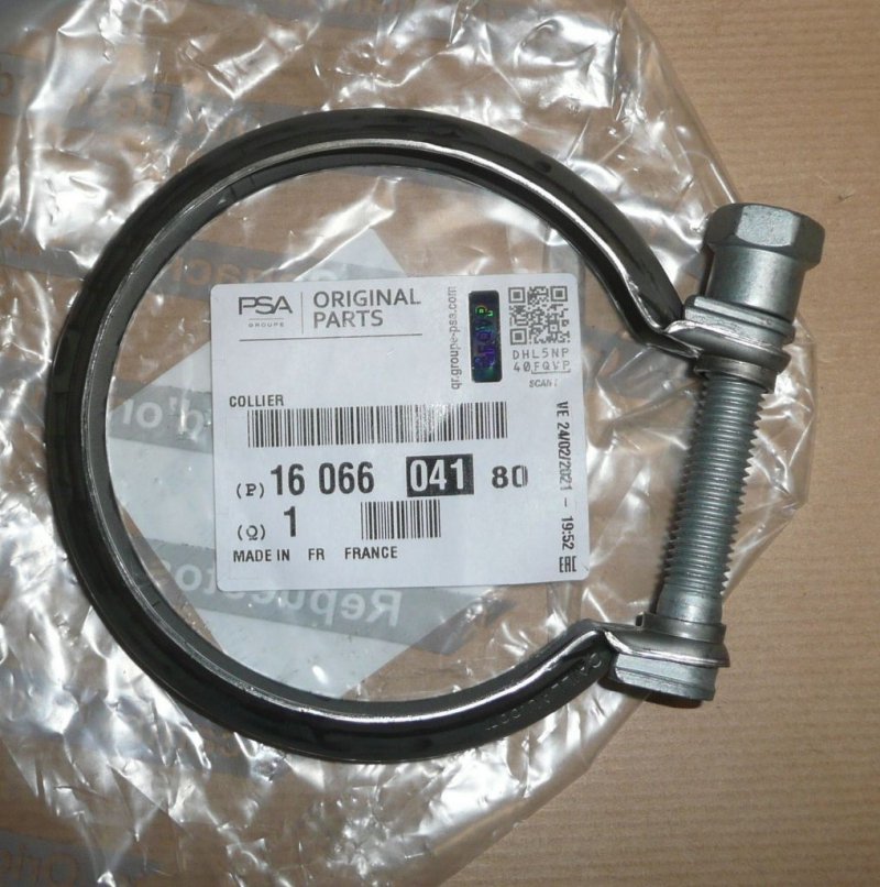 COLLIER DE TUYAU CATALYSEUR Citroën Jumper TROIS ,  1606604180