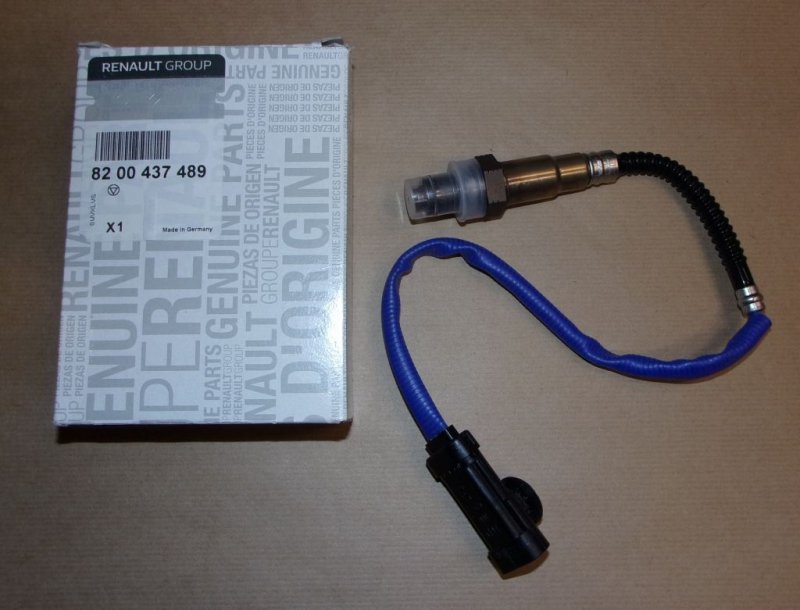 Original  Sonde lambda Renault Clio II 1.2 16V R Fluence, Kangoo, Megane II, Scenic, Thalia II, D Sandero 1.6 16V après le catalyseur câble 480mm , 8200437489