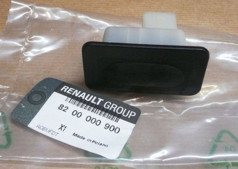  Bouton de coffre Renault Espace IV, Scenic , 8200000900