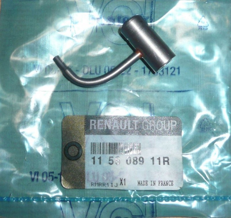 Buse de lubrification de piston Renault Scenic III 1.6DCI, 115608911R, 