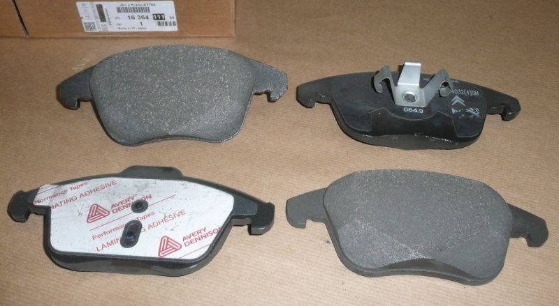 Plaquettes de frein, Peugeot 207, Peugeot 208, Peugeot 307 avant 03|} Peugeot 308, Peugeot 3008, Peugeot RCZ système de freinage ATE  ,  1636411180