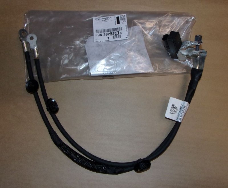 Borne négative Peugeot 308 III 1.5 BlueHDi, 9838239880, 9838239880, 