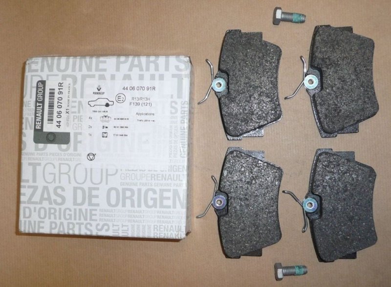 Original Plaquettes de frein  arrière pour RENAULT TRAFIC 14|}, 440607091R