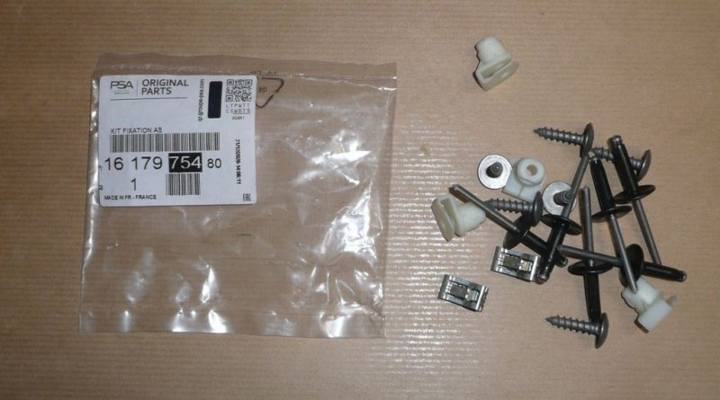 Kit de fixation pare-chocs Peugeot 5008 IIème  ,  1617975480