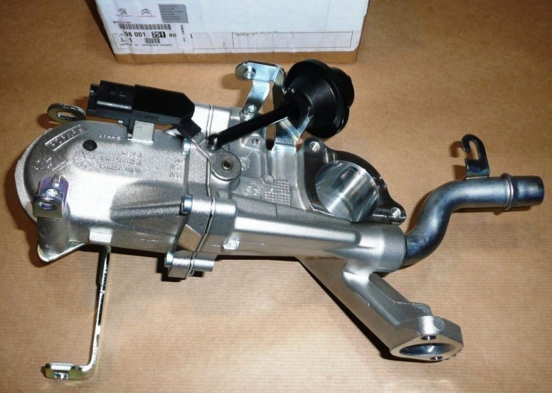 Original REFROIDISSEUR EGR POUR PEUGEOT CITROEN BERLINGO C3 C4 C5 206 + 1.4/1.6HDI , 9800125180 , 1626.44 ,162644