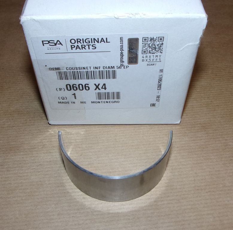 Coussinets de bielle Peugeot Boxer III 2.2 HDI, 0606.X4, 0606X4