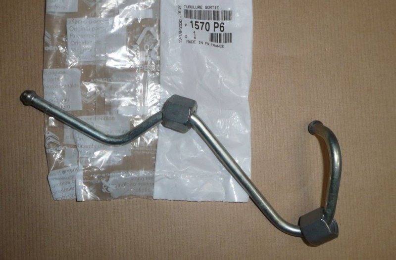 Conduite de pompe d'injection Citroën C4, Citroën C5 (X7) 2.0 HDI, 1570.P6, 1570P6