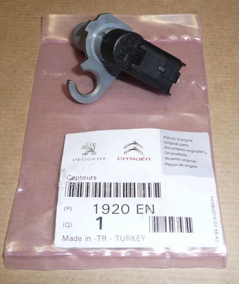Capteur de position du vilebrequin Citroën Berlingo, Peugeot 206, 1920.EN, 1920EN