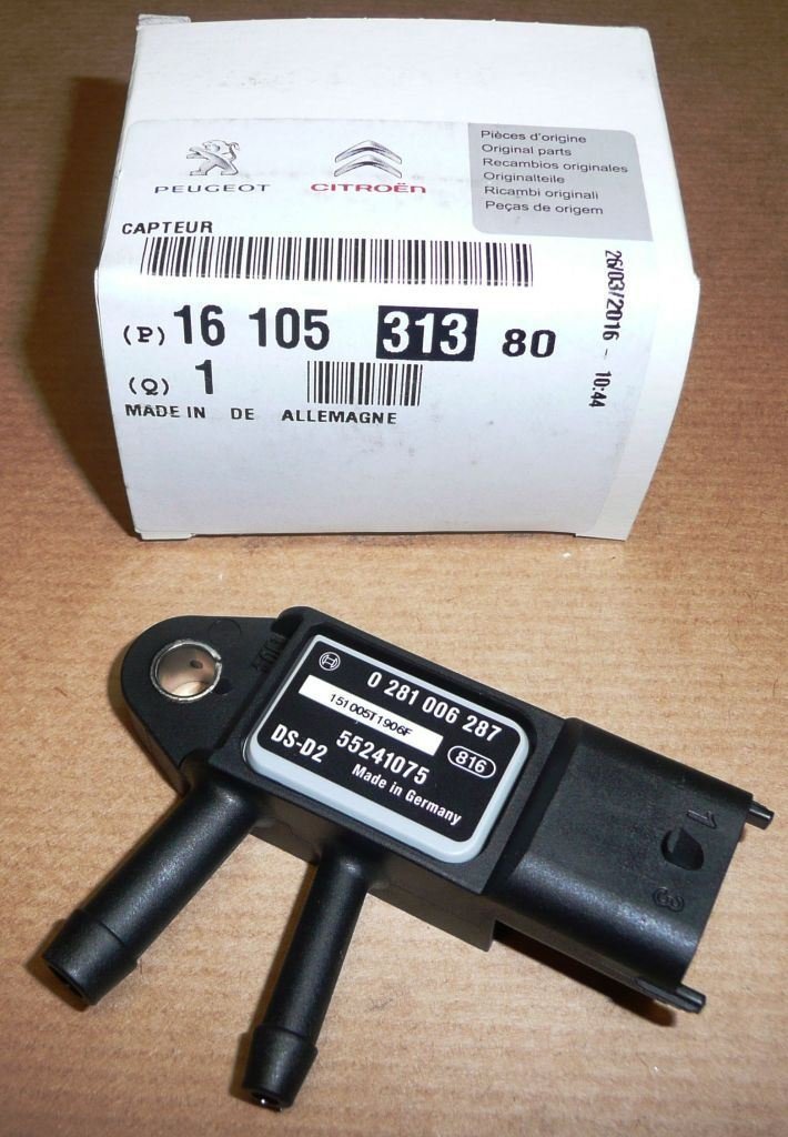 CAPTEUR DE PRESSION DES GAZ D'ÉCHAPPEMENT Citroën Jumper III 3.0HDI P BOXER III 10|} EURO 5 ,  1610531380