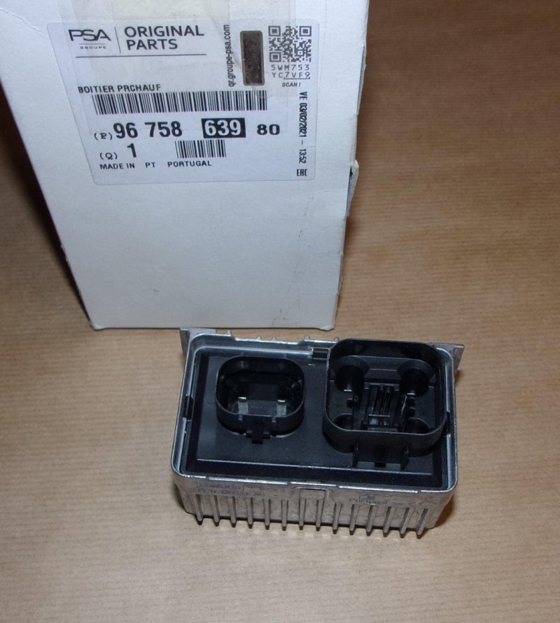 Relais de bougies de préchauffage Citroën Jumper III 2.2 Hdi, 9675863980, 9675863980,