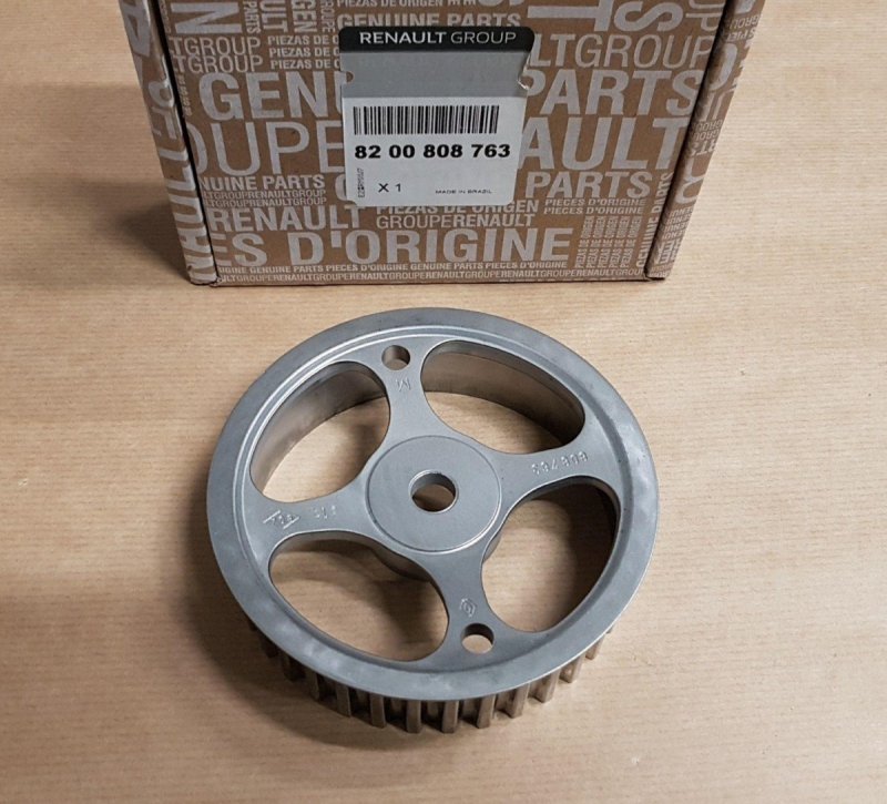Original  Poulie d'arbre à cames Renault Megane II 1.4/1.6 Renault Scenic II, Dacia Duster II, Dacia Logan II, Dacia Sandero II 2.0 16V , 8200808763