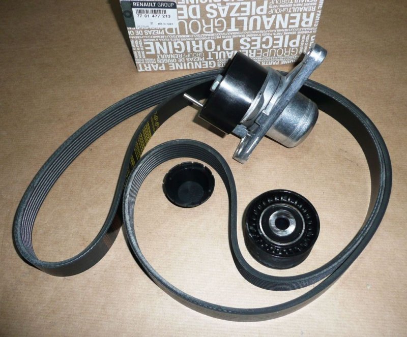 Original  kit de courroie d'alternateur Renault Trafic II 2.0DCI , 7701477213