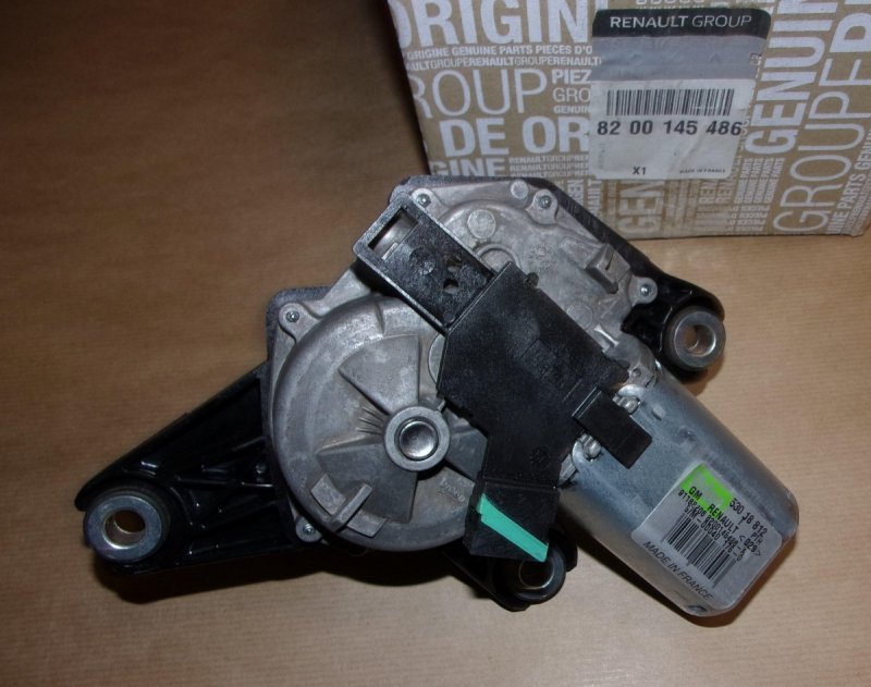 Original  Moteur d'essuie-glace Renault Trafic II arrière , 8200145486