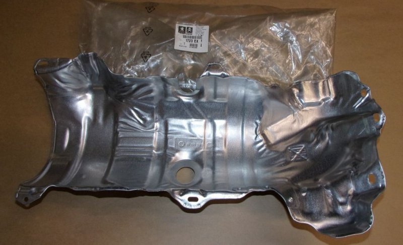 Protection du catalyseur Citroën C3, Citroën C4, Peugeot 207, Peugeot 208 1.6 HDI, 1723.EX, 1723EX