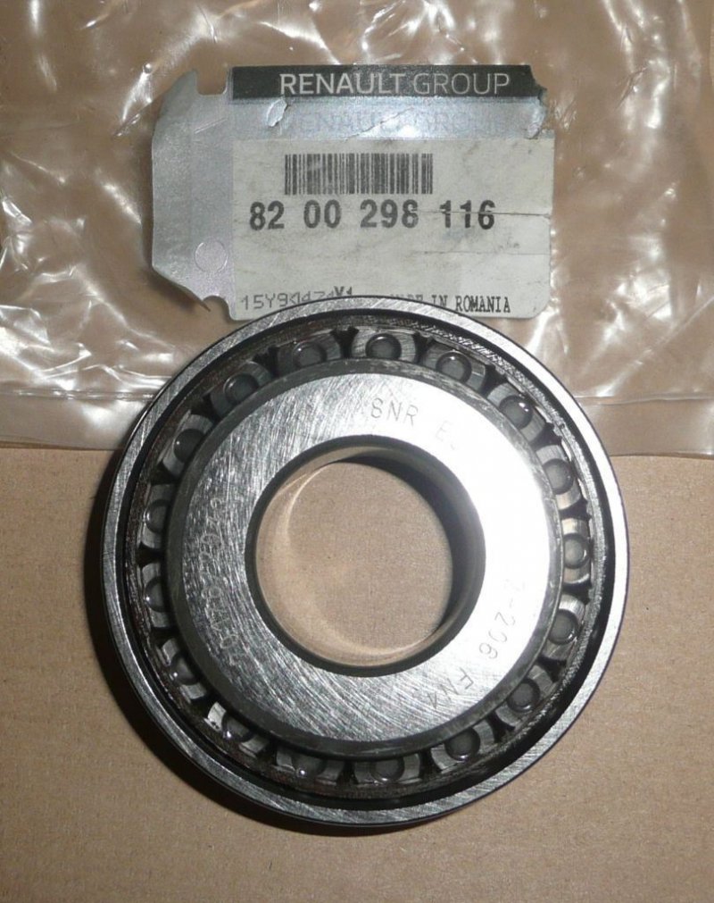 Original  Roulement de boîte de vitesses Renault Clio II, Master II PK6R Avantime, Espace IV, Laguna II, Trafic II, Vel Satis 25x62x17.25 , 8200298116