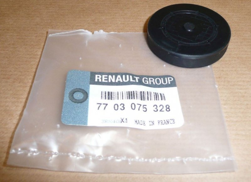 Original  Bouchon de distribution diamètre 43mm 2.2dci, 2.5dci , 7703075328