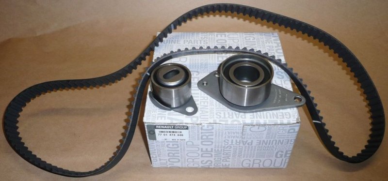 Original  Kit de distribution complet Renault Espace 3, Renault Laguna 1.9dti/dci 2 galets + courroie Renault Megane, Renault Scenic ,  7701474446