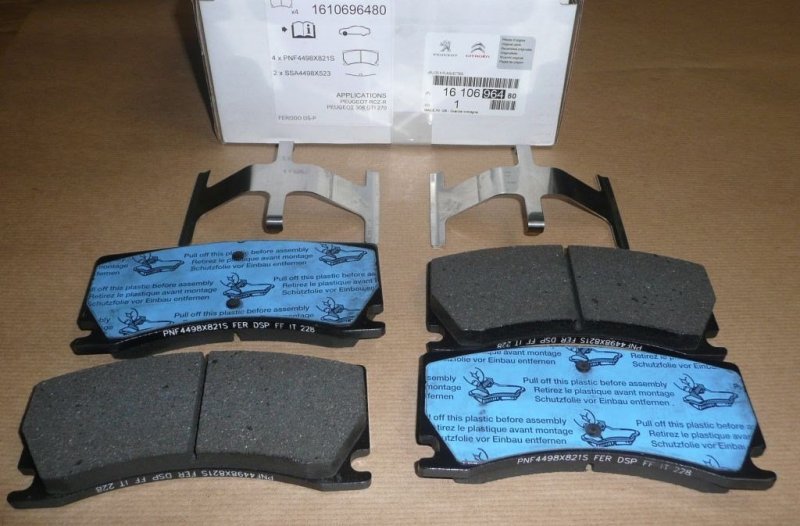 Original PLAQUETTES DE FREIN avant pour PEUGEOT 308 II 508 , RCZ , 1610696480