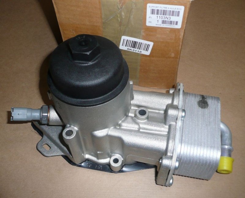 Support de radiateur d'huile Citroën C4, Citroën C5 II, 1103.N3, 1103N3