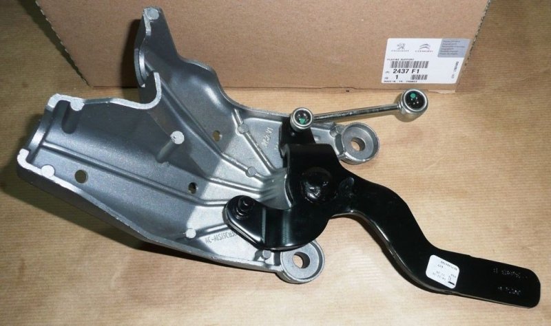 ORIGINAL support de câble de commande du levier de vitesses Citroën C5 Peugeot 407, 2437.F1, 2437F1