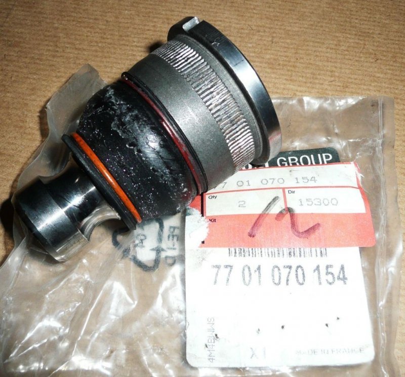 Original  Rotule de suspension Renault Master inférieure 06|} 24mm ,  7701070154