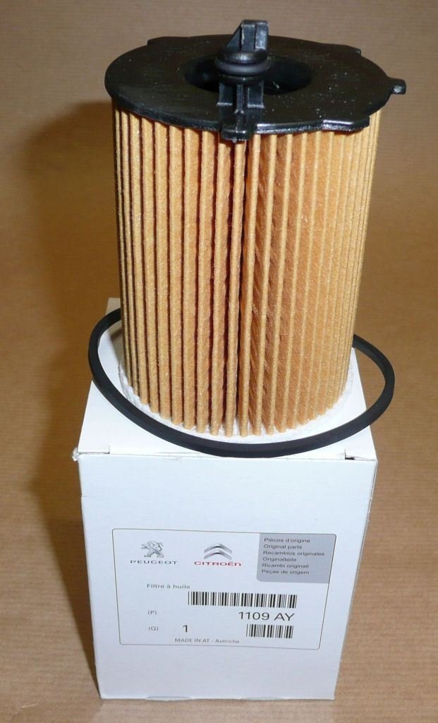 Filtre à huile Citroën C1, C2, Xsara, Peugeot 206 1.6 HDI, 1109.AY, 1109AY