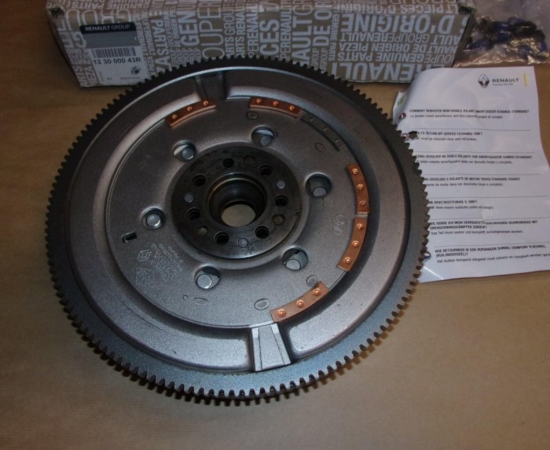 Volant bimasse Renault Megane II 1.9DCI, 123000043R, 