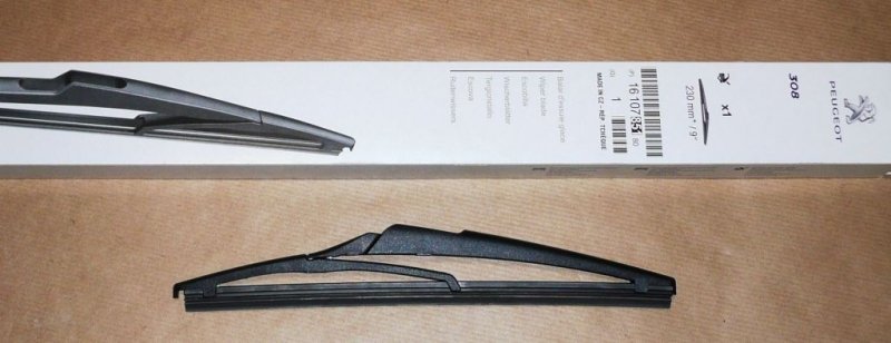 Balai d'essuie-glace arrière Peugeot 308 II ,  1610785180