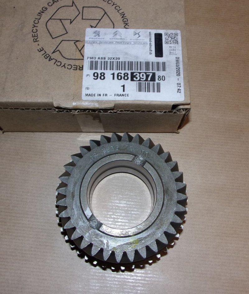 Engrenage de 3ème vitesse Citroën C4 Picasso II, 9816839780, 9816839780,