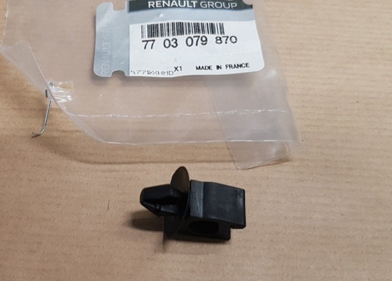 Original  Clip de support de capot Renault Mégane II Renault Scénic II , 7703079870