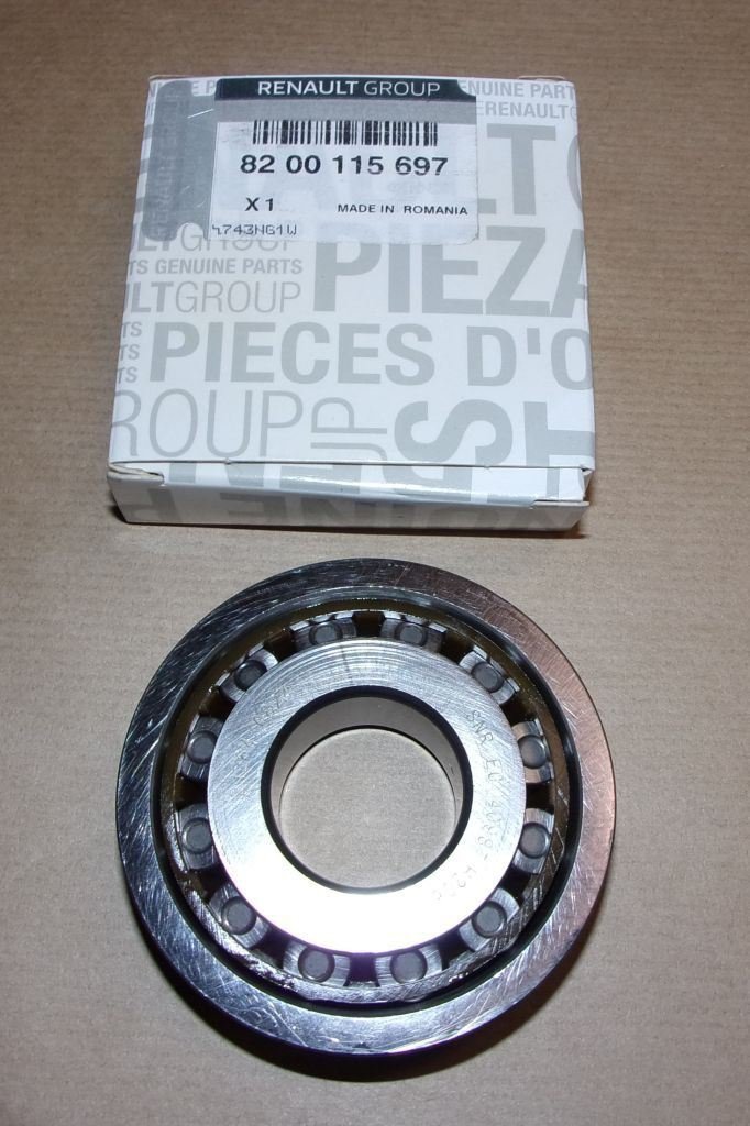 Original  Roulement de boîte de vitesses Renault Twingo II, Wind JC5/7R Arkana, Captur, Clio I, II, III, IV, V, Espace III, Express Van, Fluence, Kangoo I, II, Laguna I, II, Mégane I, II, III, IV, Modus, Scénic I, II, Thalia 25x59x17,50 , 8200115697