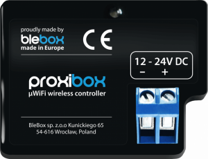 Czujnik zbliżeniowy proxibox z WiFi Blebox