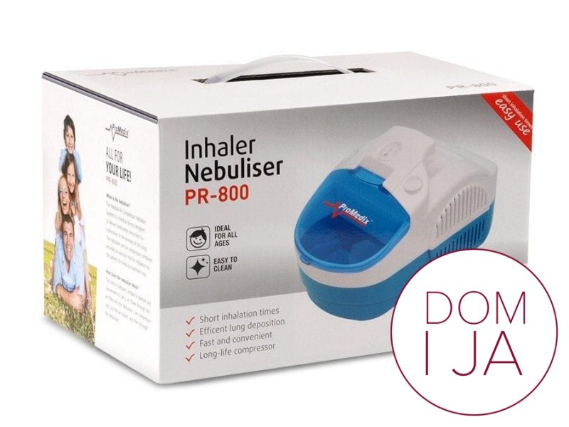 PR-800 Inhalator ProMedix / zestaw - nebulizator, maski, filterki