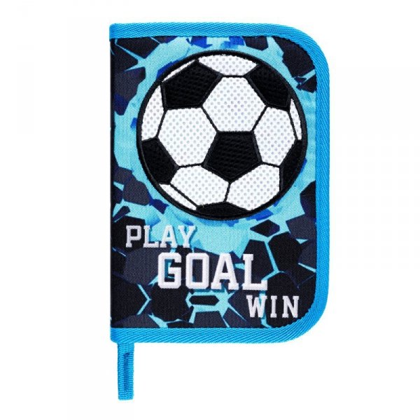 Piórnik dwuklapkowy soccer piłka Bambino