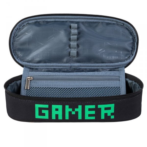 Piórnik szkolny saszetka sztywna Gamer organizer