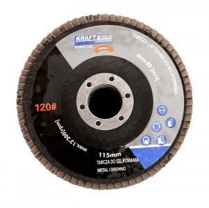 Komplet tarcz listkowych 10szt. 115mm P60 KD961