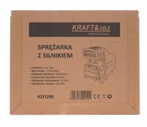 Sprężarka powietrza z silnikiem elektrycznym 265 l/min KD1295