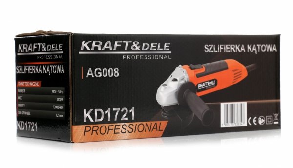SZLIFIERKA KĄTOWA 1500W KD1721