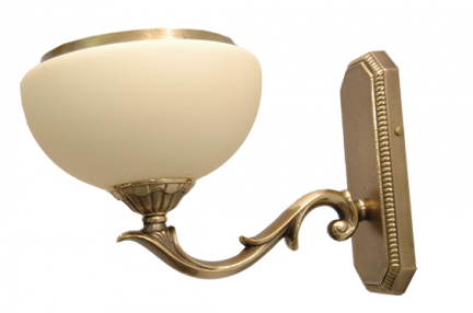Kinkiet mosiężny,lampa ścienna z mosiądzu,lampa na ściane