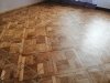 Cyklinowanie starego zniszczonego parkietu