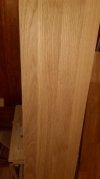Trep dębowy lity drewniany kl.I 40x320x1000mm
