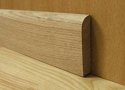 Cokół przypodłogowy 12x60mm lite drewno dąb